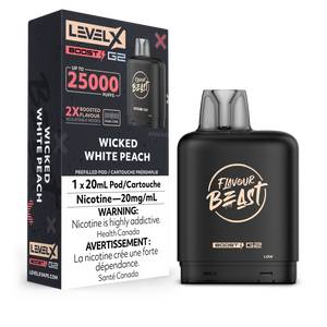 Level X Flavour Beast Boost - Wicked White Peach (BC & SK ONLY)