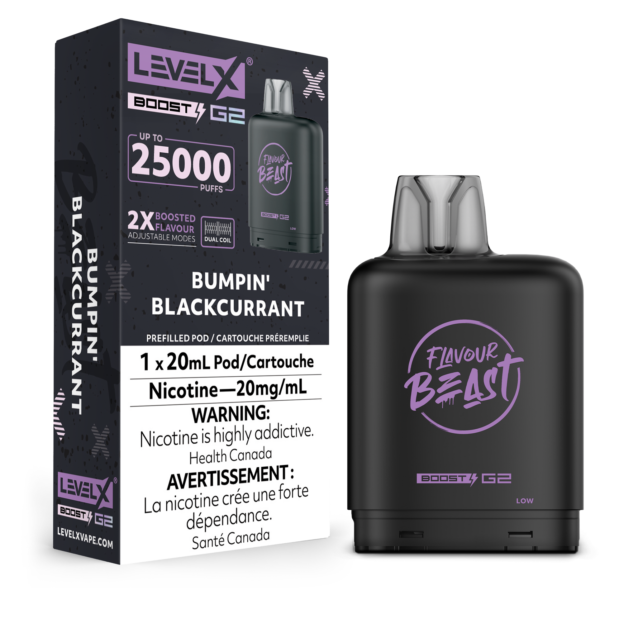 Level X Flavour Beast Boost - Bumpin' Blackcurrant