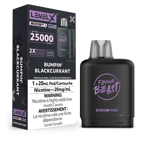 Level X Flavour Beast Boost - Bumpin' Blackcurrant