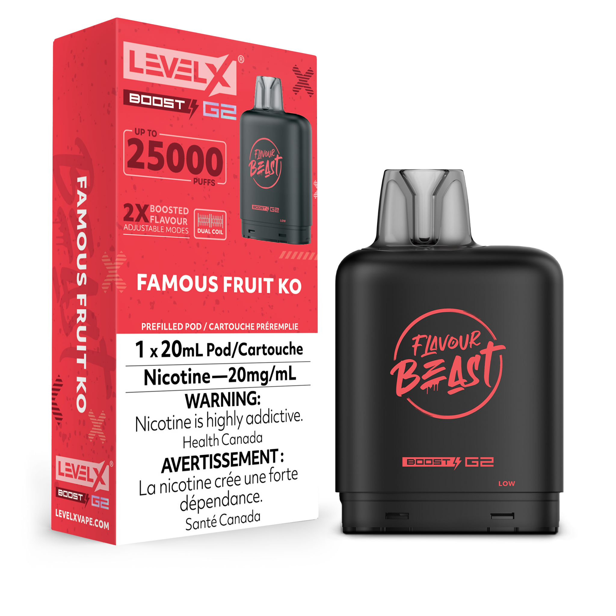 Level X Flavour Beast Boost - Famous Fruit KO