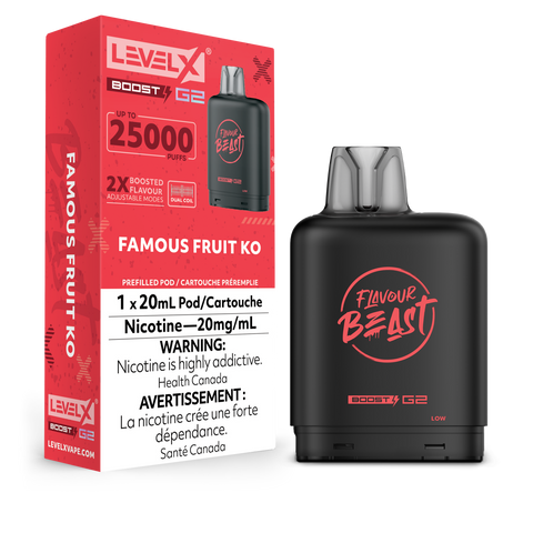 Level X Flavour Beast Boost - Famous Fruit KO