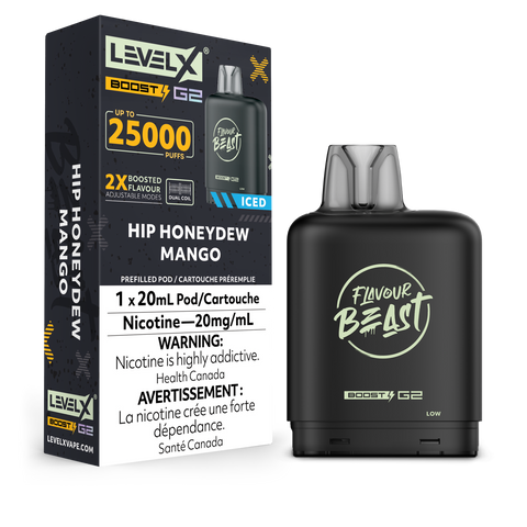 Level X Flavour Beast Boost - Hip Honeydew Mango Iced