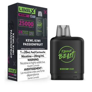 Level X Flavour Beast Boost - Kewl Kiwi Passionfruit (BC & SK ONLY)