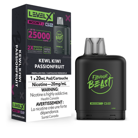 Level X Flavour Beast Boost - Kewl Kiwi Passionfruit (BC & SK ONLY)
