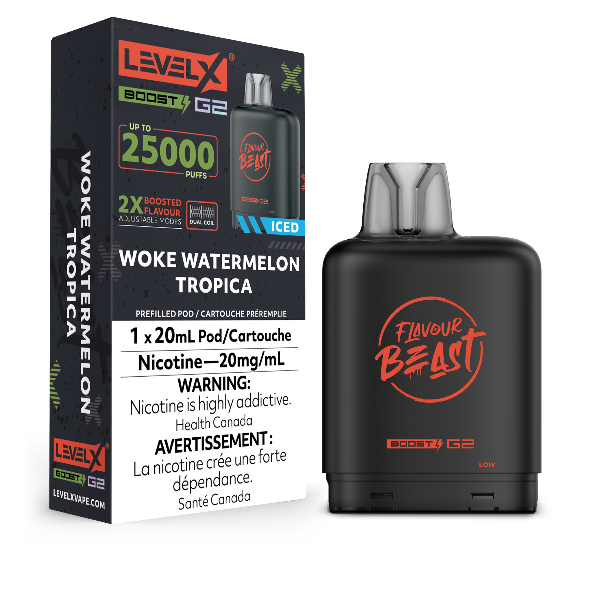 Level X Flavour Beast Boost - Woke Watermelon Tropica Iced (BC & SK ONLY)
