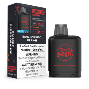 Level X Flavour Beast Boost - Bangin' Blood Orange Iced