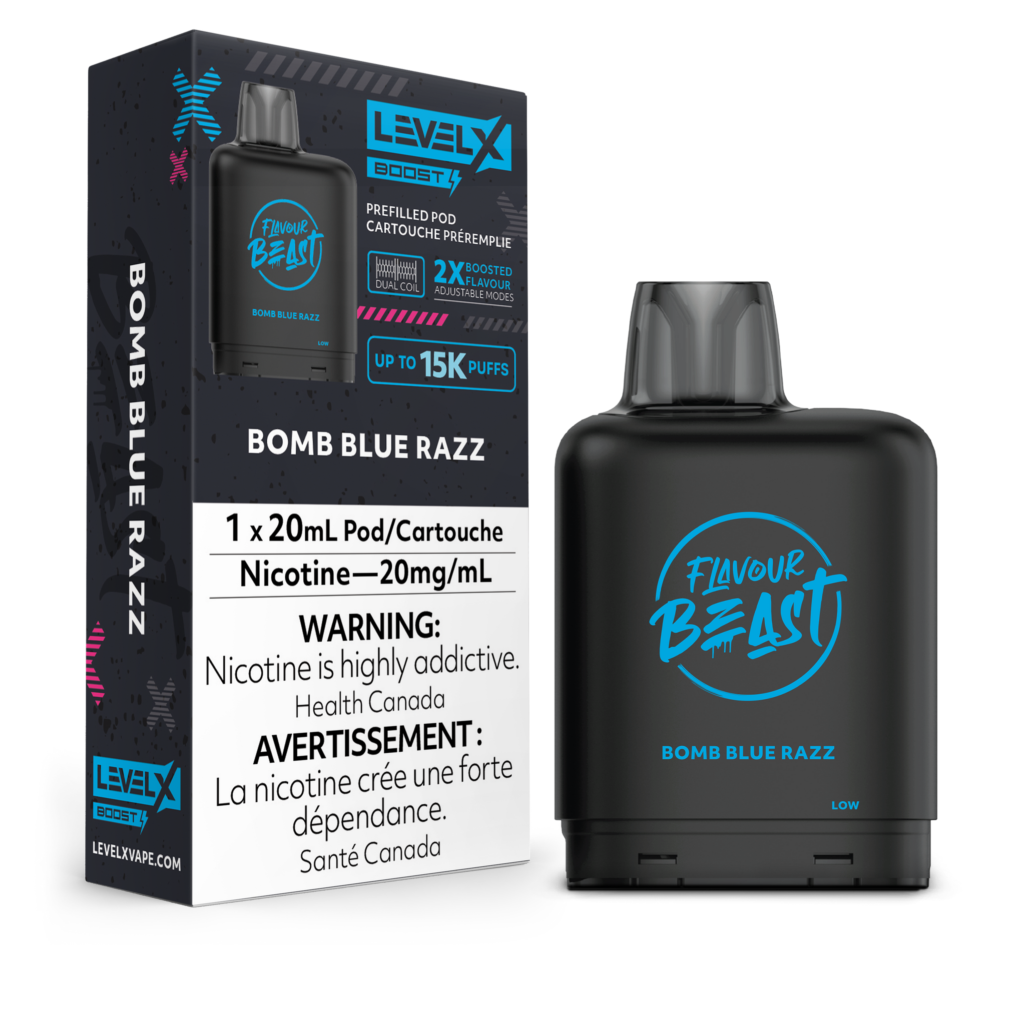 Level X Flavour Beast Boost - Bomb Blue Razz (BC & SK ONLY)