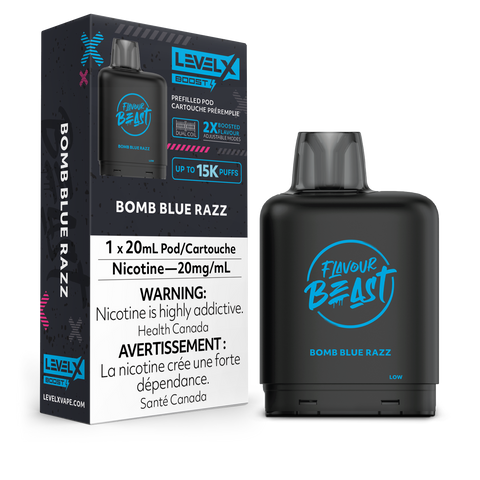 Level X Flavour Beast Boost - Bomb Blue Razz