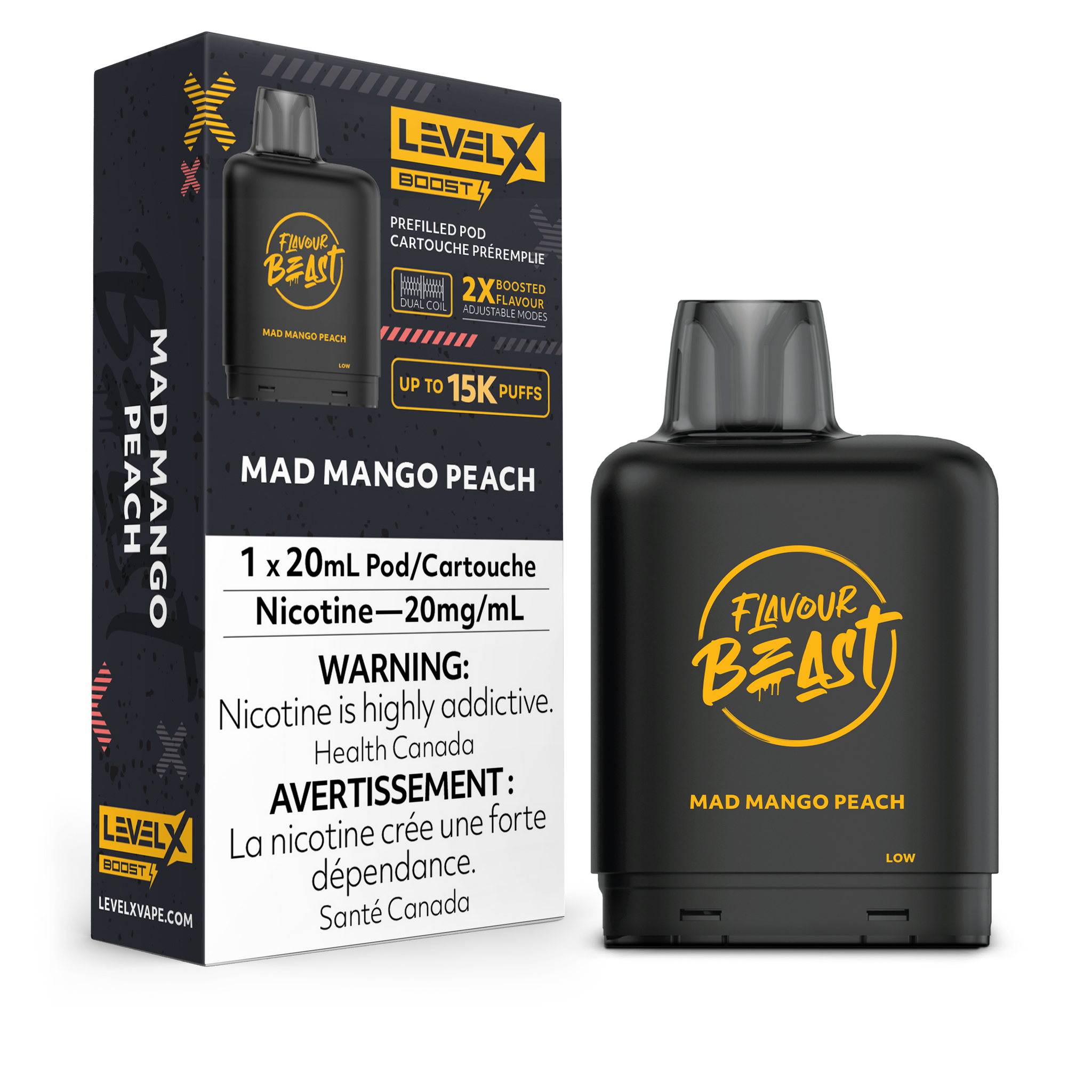 Level X Flavour Beast Boost - Mad Mango Peach (BC & SK ONLY)