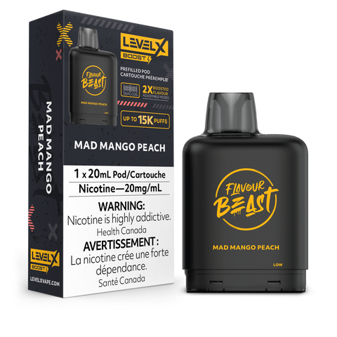 Level X Flavour Beast Boost - Mad Mango Peach