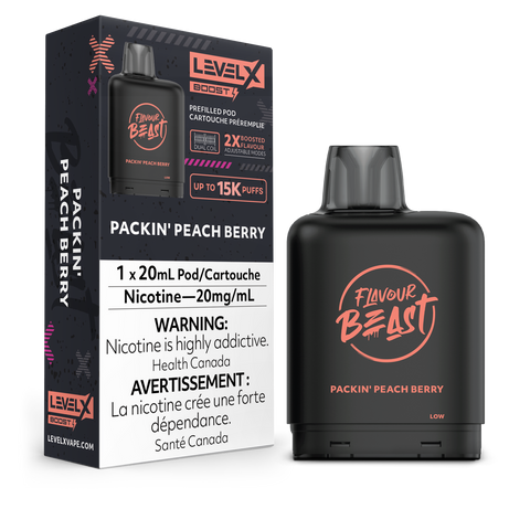 Level X Flavour Beast Boost - Packin' Peach Berry