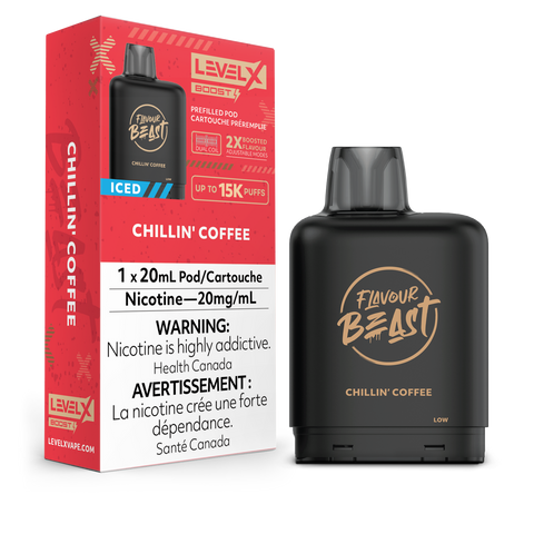 Level X Flavour Beast Boost - Chillin' Coffee Iced