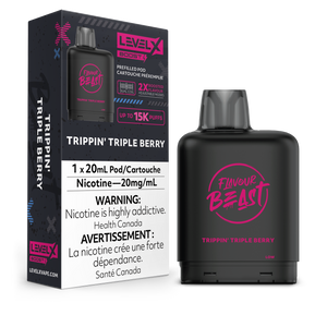 Level X Flavour Beast Boost - Trippin' Triple Berry