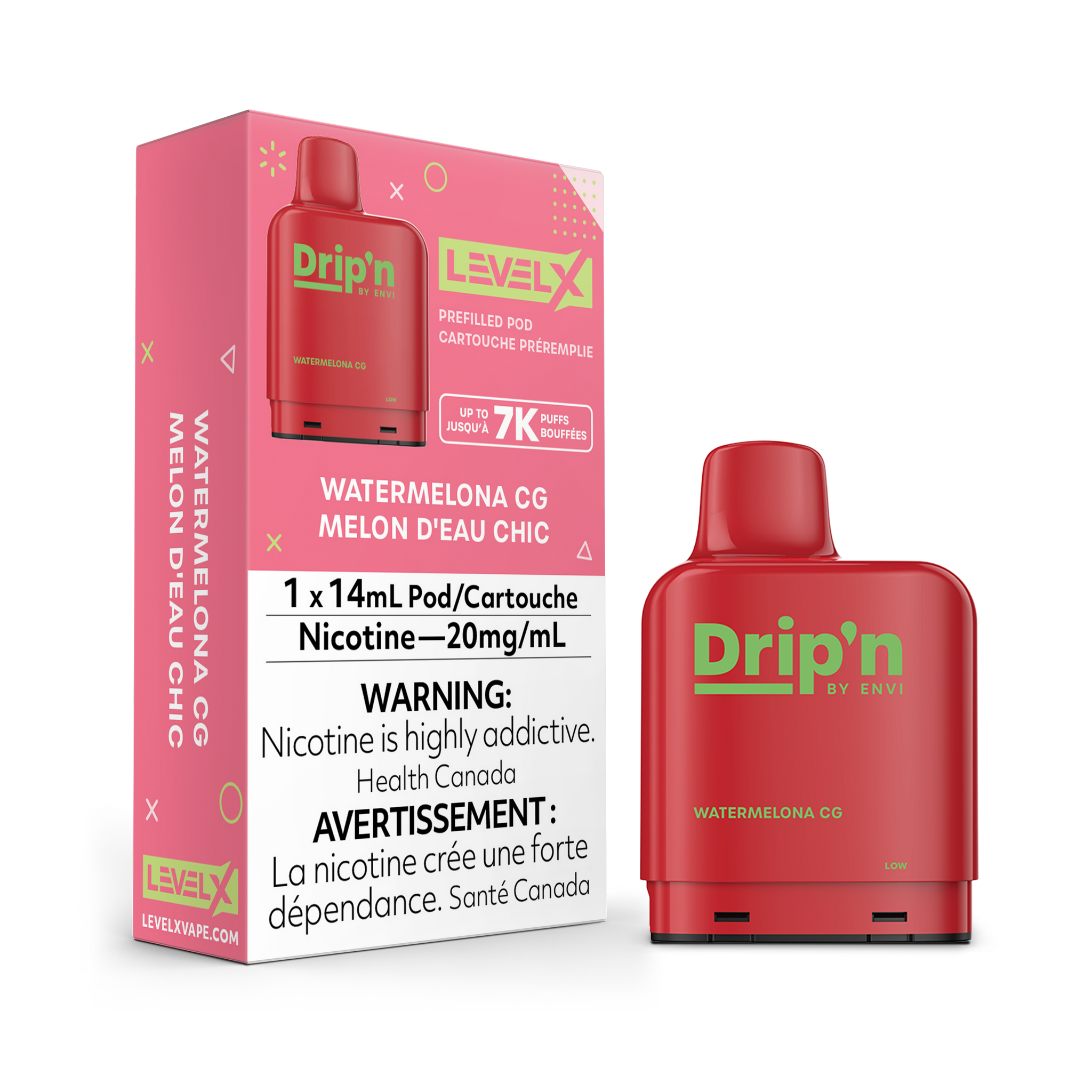 Level X Drip'n 7000 - Watermelona CG