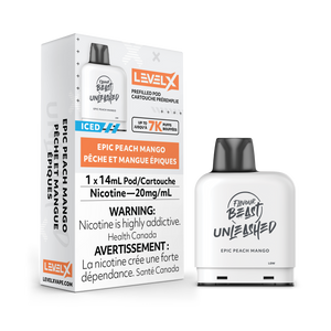 Level X Flavour Beast Unleashed 7000 - Peach Mango Iced