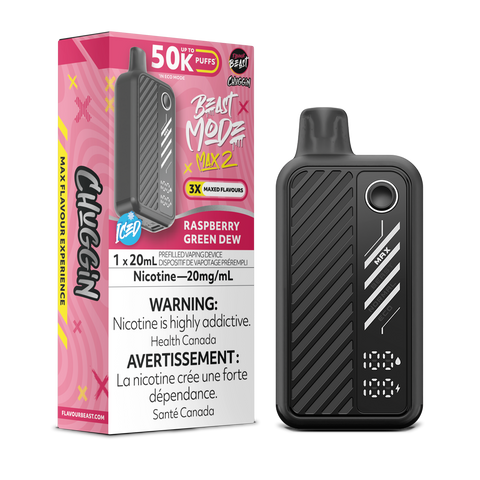 Flavour Beast BEAST MODE MAX 2 - Raspberry Green Dew (BC/SK/NL/NS)