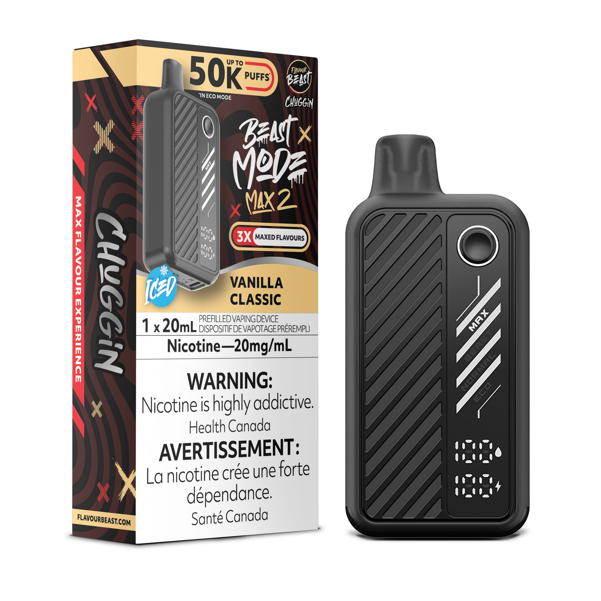 Flavour Beast BEAST MODE MAX 2 - Vanilla Classic (BC/SK/NL/NS)