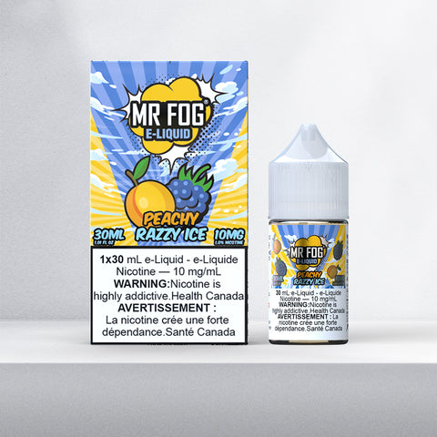 Mr. Fog Salt E-Liquid - Peachy Razz Ice