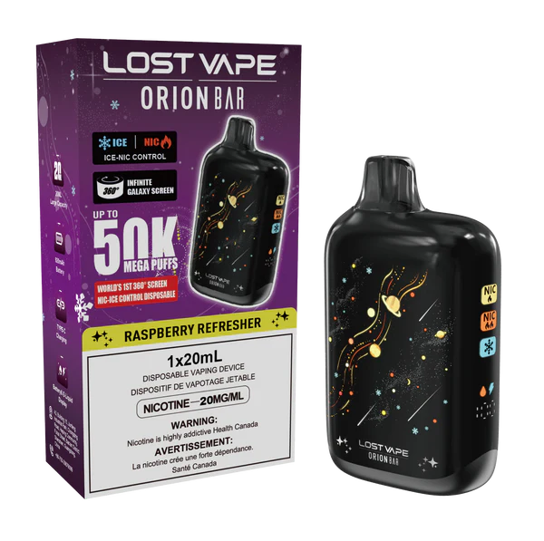 Lost Vape Orion Bar 50K - Raspberry Refresher