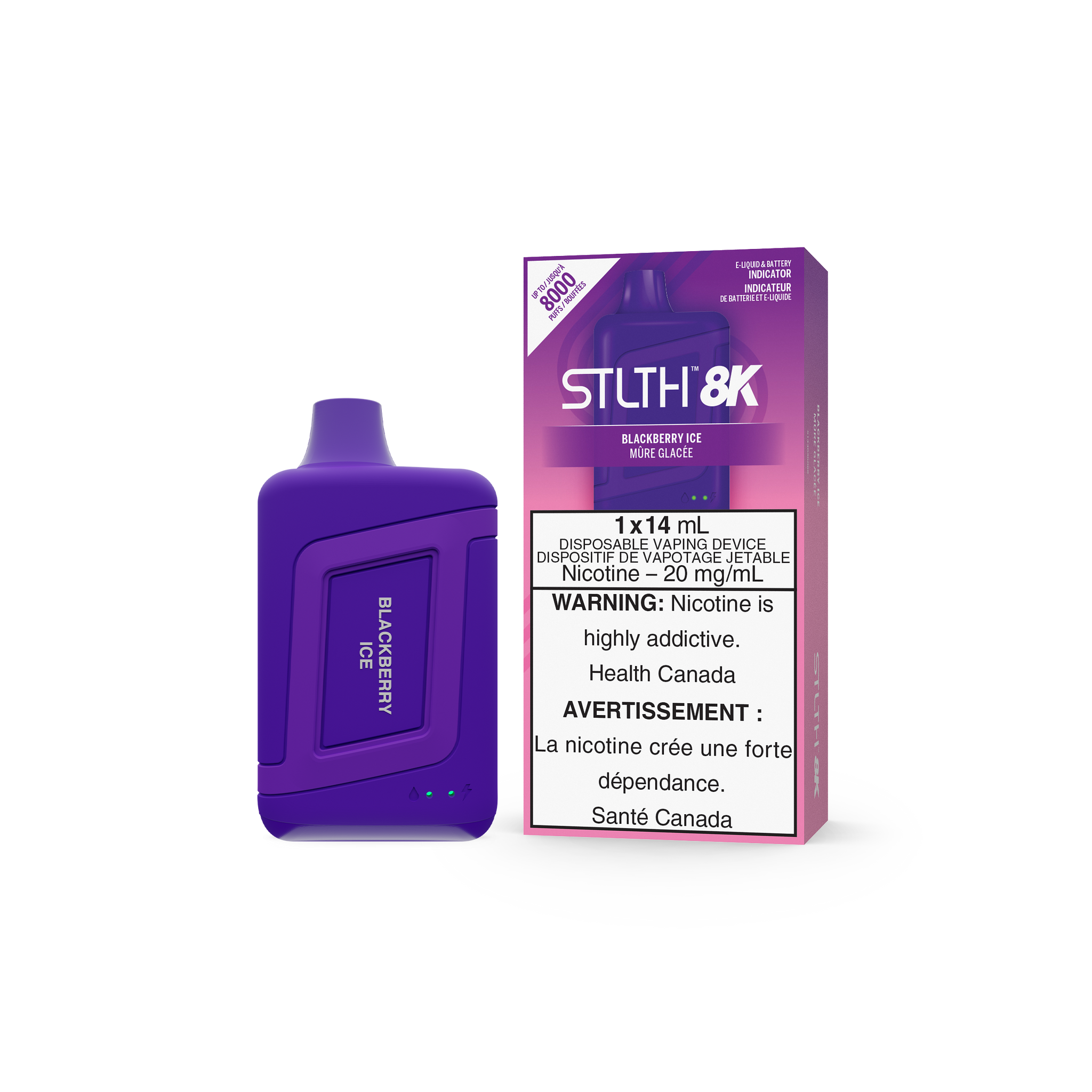 STLTH 8K - BLACKBERRY ICE