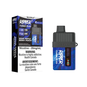Ripper Turbo 20K - Sour Triple Berry Peach