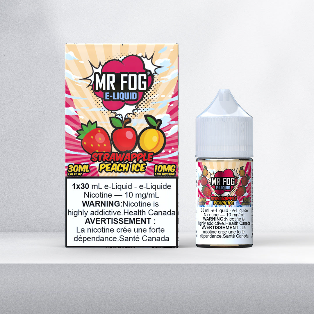 Mr. Fog Salt E-Liquid - Strawapple Peach Ice