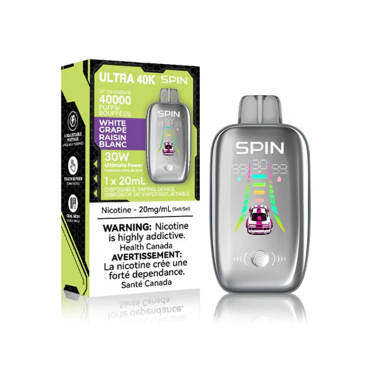 SPIN Ultra 40K - White Grape