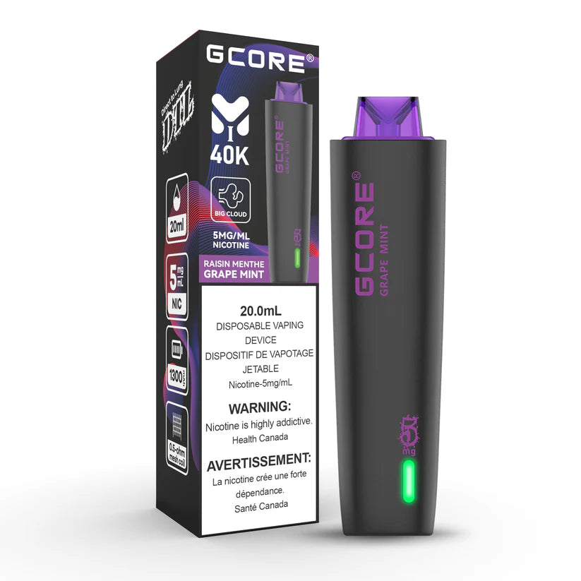Gcore Hookah 40000 - Grape Mint