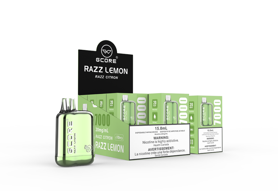 GCORE Box Mod 7000 - Razz Lemon