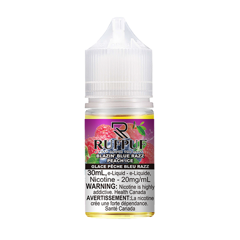 RUFPUF E-Liquids - Blazin’ Blue Razz Peach Ice