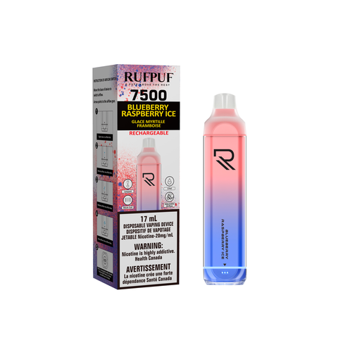 RUFPUF 7500 - BLUEBERRY RASPBERRY ICE
