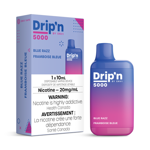 Drip'n 5000 Disposable by Envi - Blue Razz