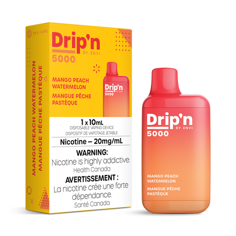 Drip'n 5000 Disposable by Envi - Mango Peach Watermelon