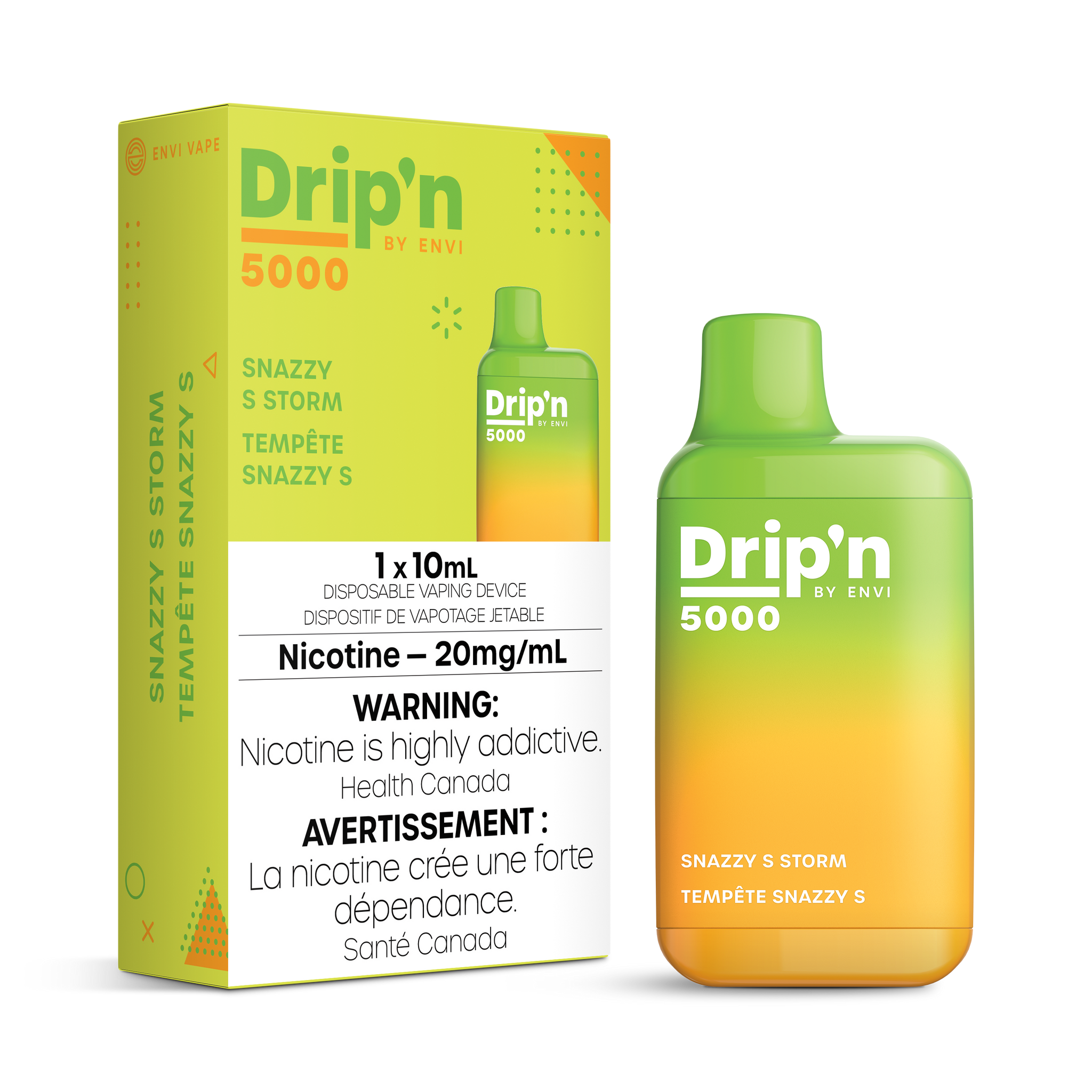 Drip'n 5000 Disposable by Envi - Snazzy S Storm