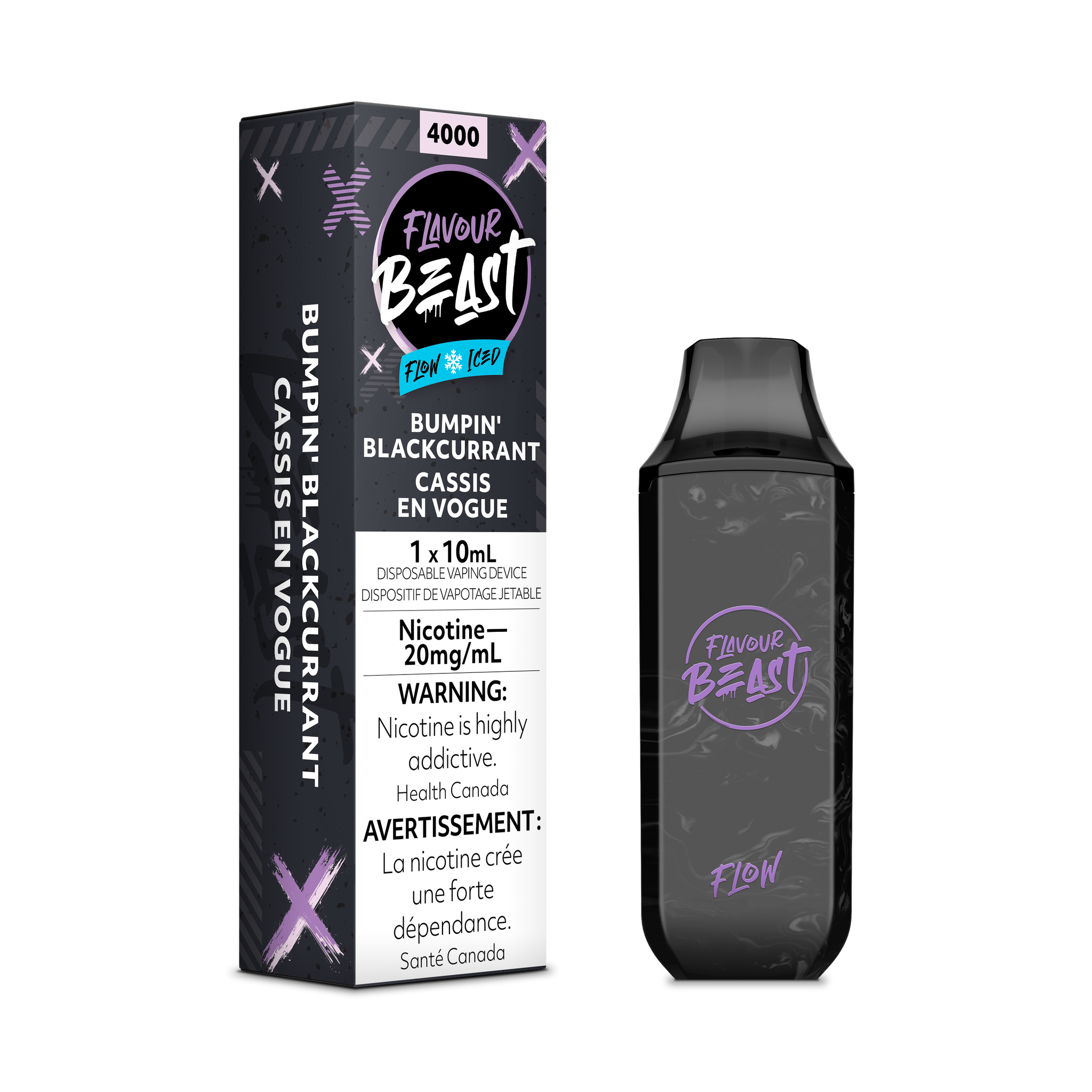 Flavour Beast Flow - Bumpin' Blackcurrant Iced
