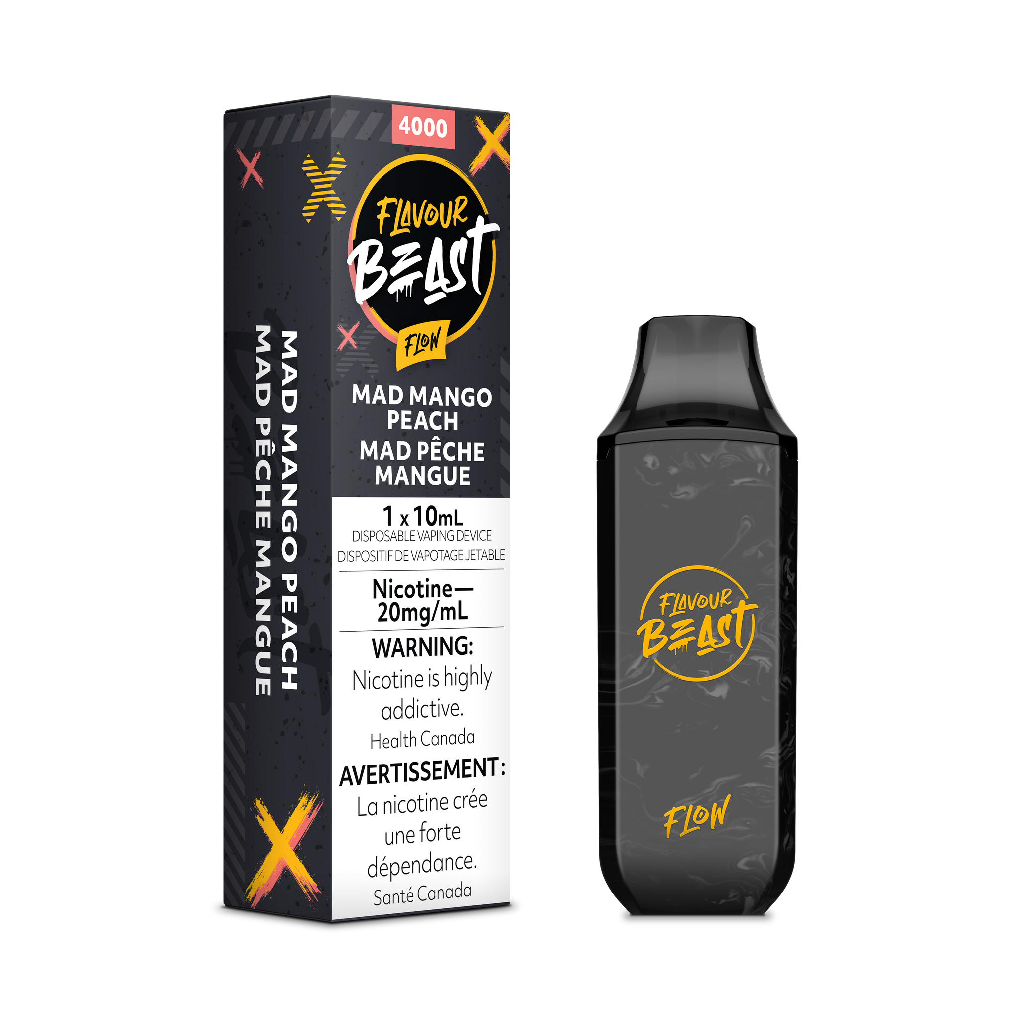 Flavour Beast Flow - Mad Mango Peach