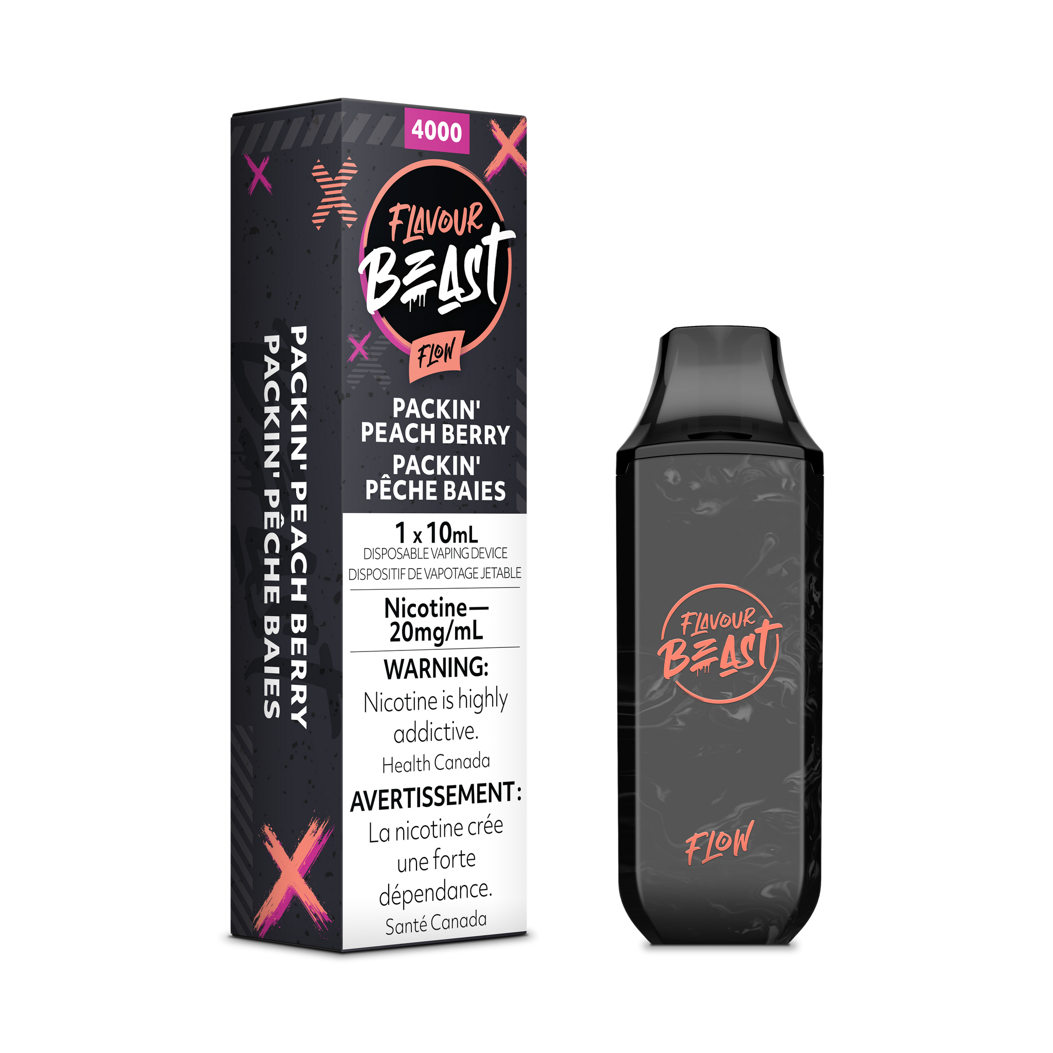 Flavour Beast Flow - Packin' Peach Berry