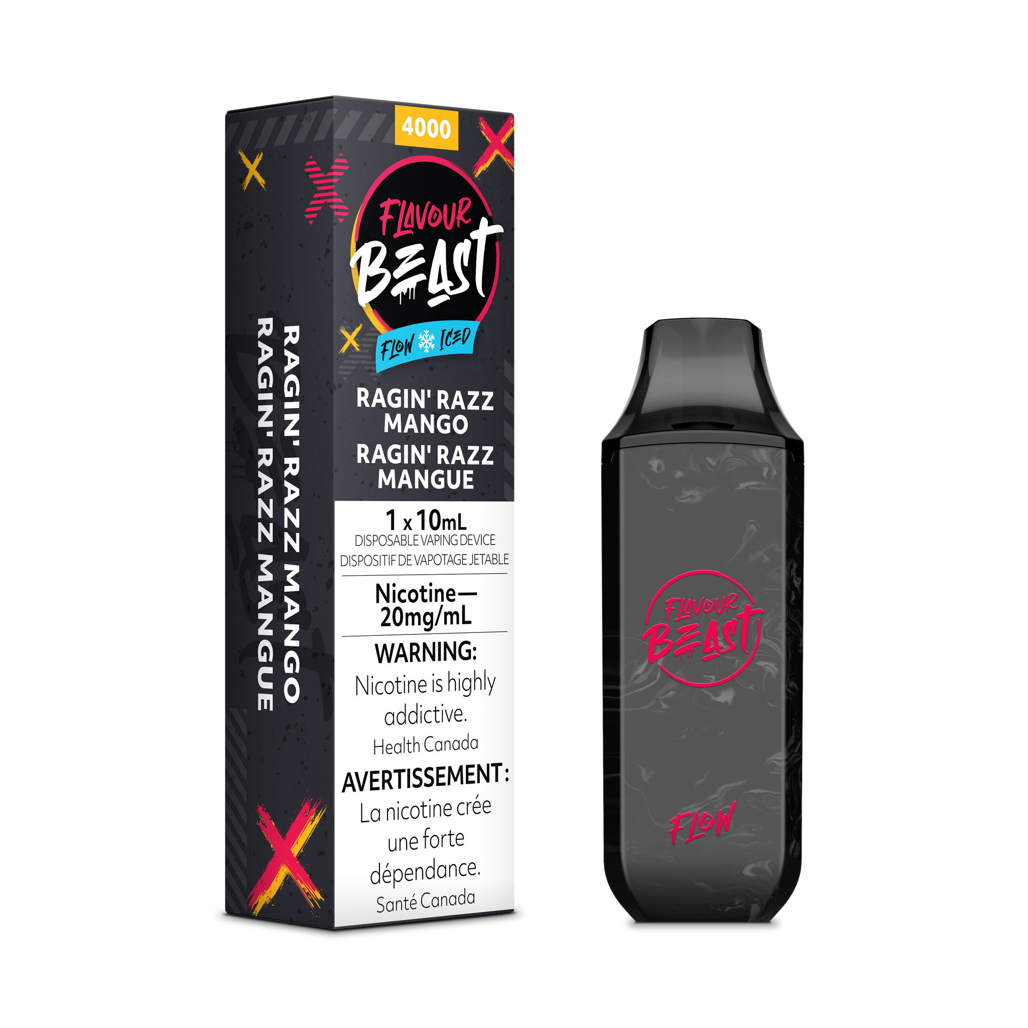Flavour Beast Flow - Ragin' Razz Mango