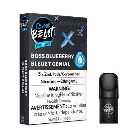 Flavour Beast Pod Pack - Boss Blueberry Iced