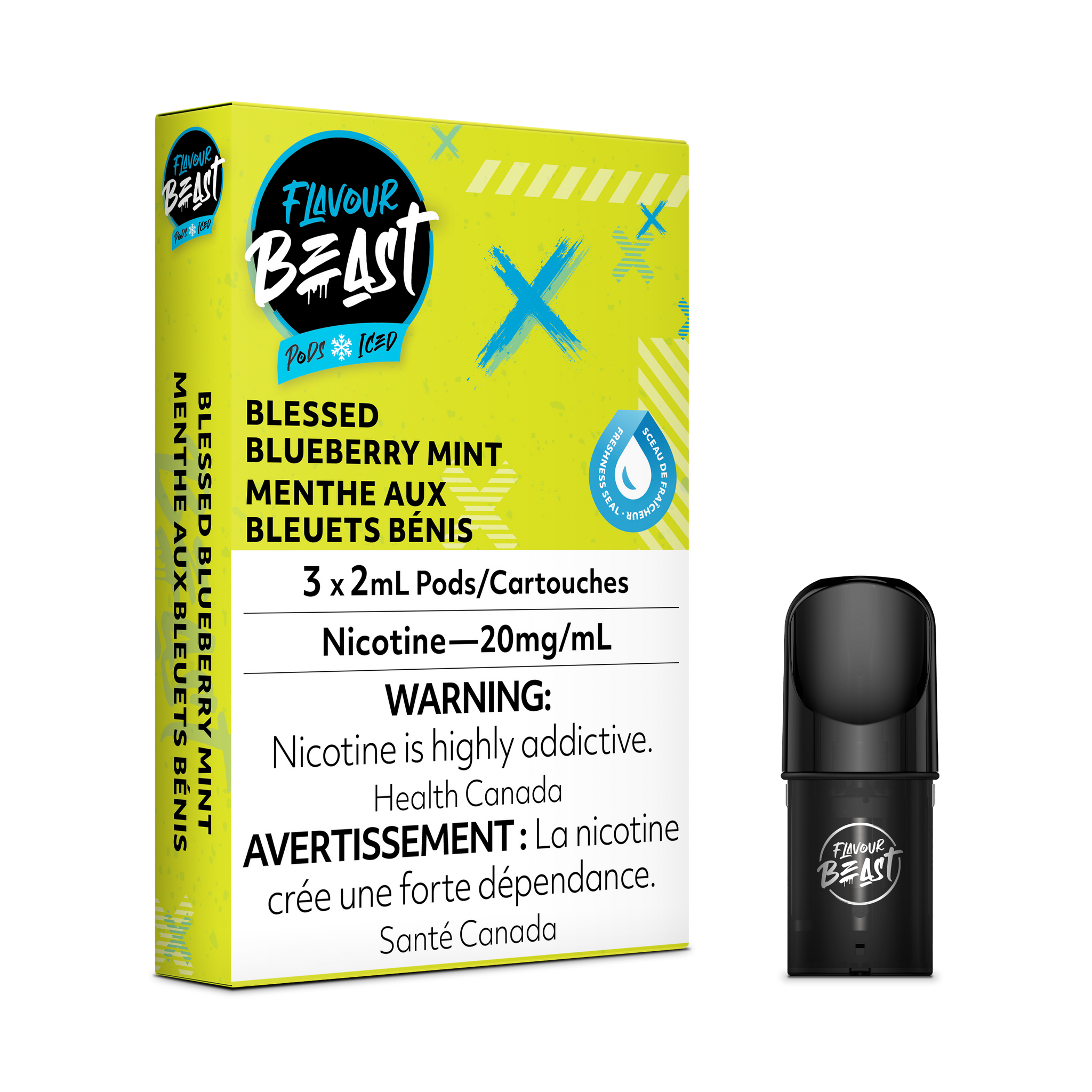 Flavour Beast Pod Pack - Blessed Blueberry Mint Iced