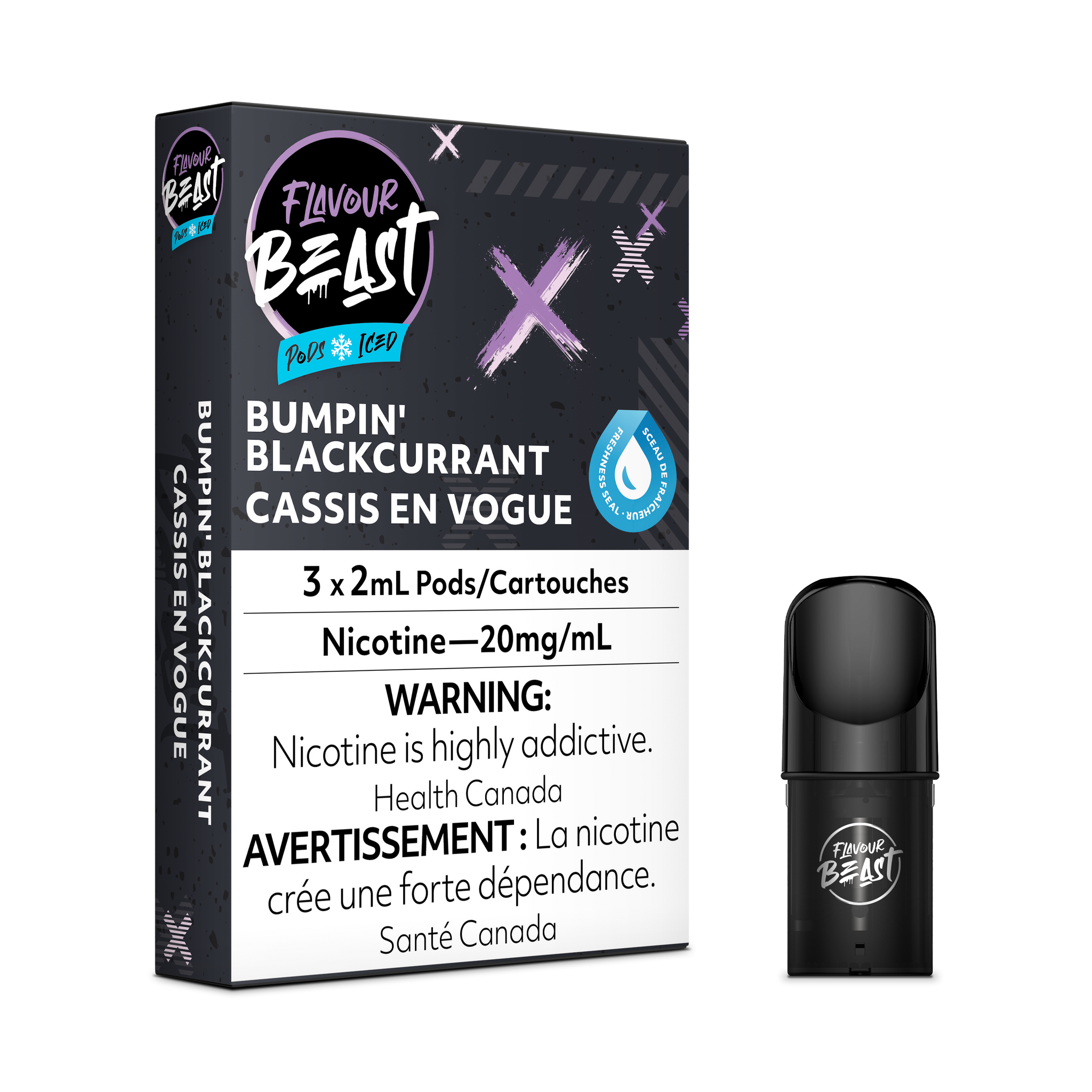 Flavour Beast Pod Pack - Bumpin' Blackcurrant Iced