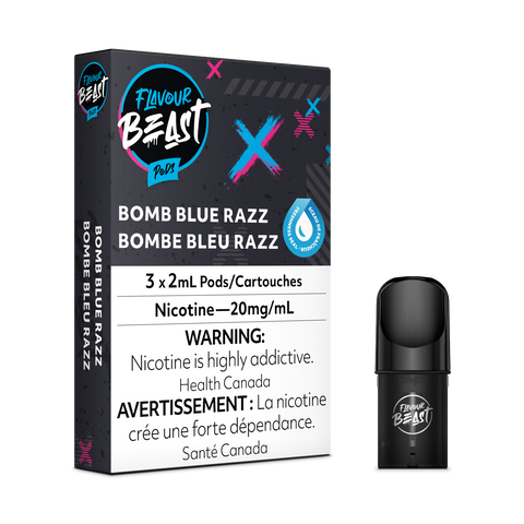 Flavour Beast Pod Pack - Bomb Blue Razz