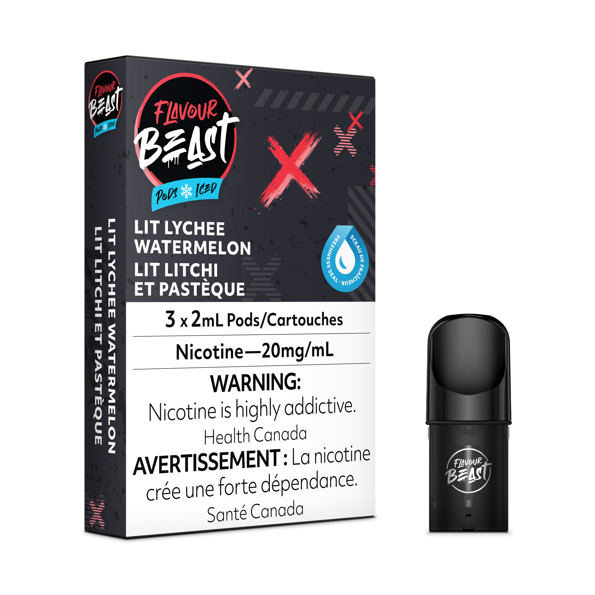 Flavour Beast Pod Pack - Lit Lychee Watermelon