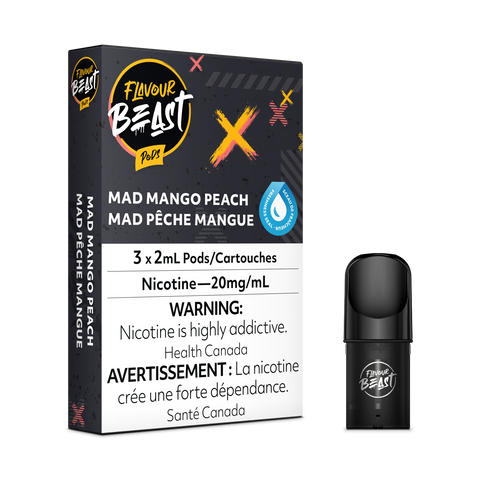Flavour Beast Pod Pack - Mad Mango Peach