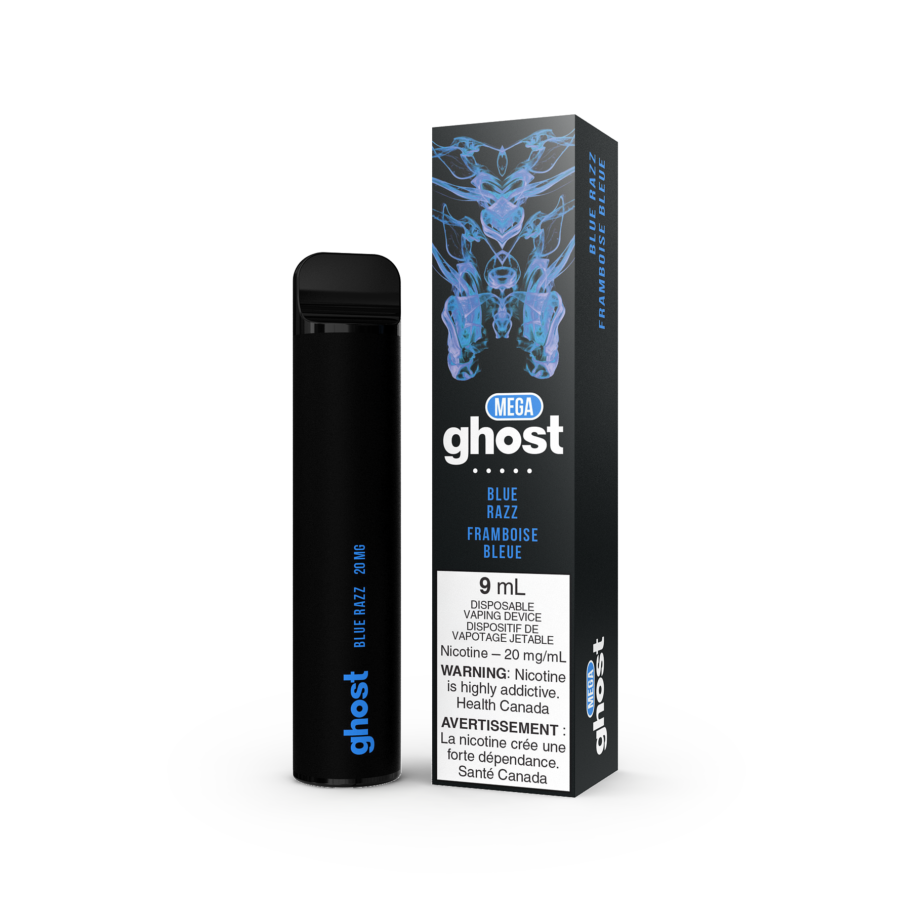 GHOST MEGA DISPOSABLE - BLUE RAZZ