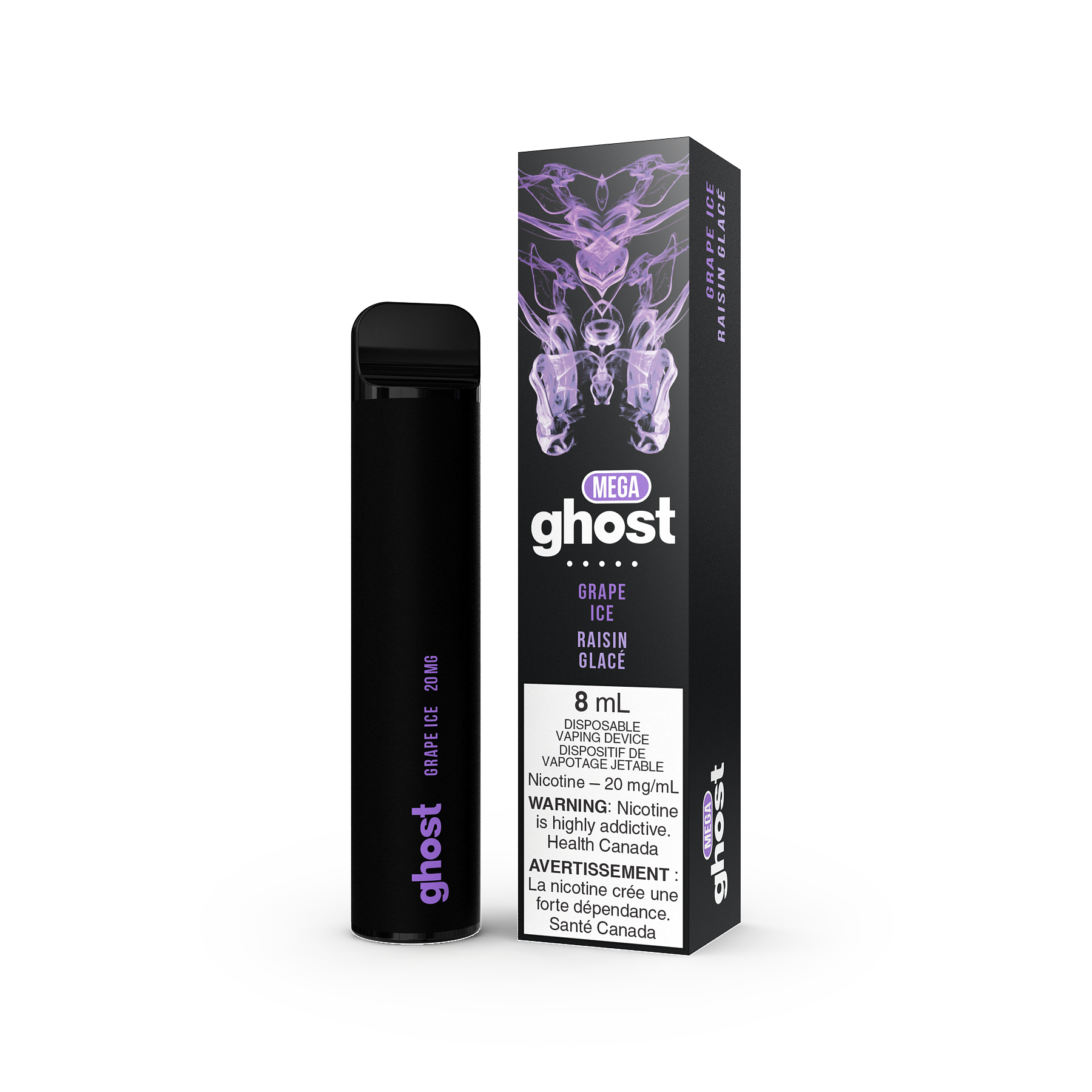 GHOST MEGA DISPOSABLE - GRAPE ICE