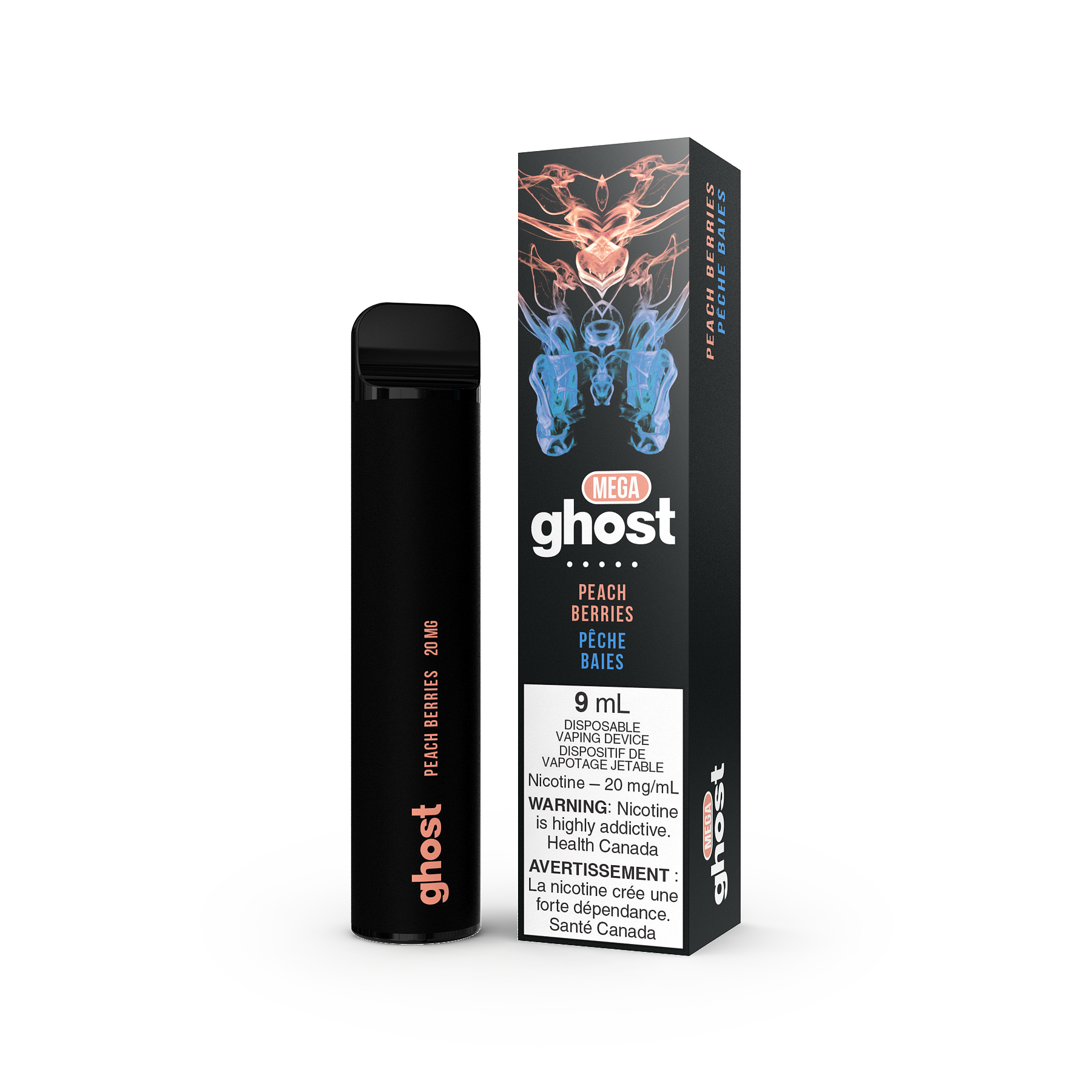 GHOST MEGA DISPOSABLE - PEACH BERRIES