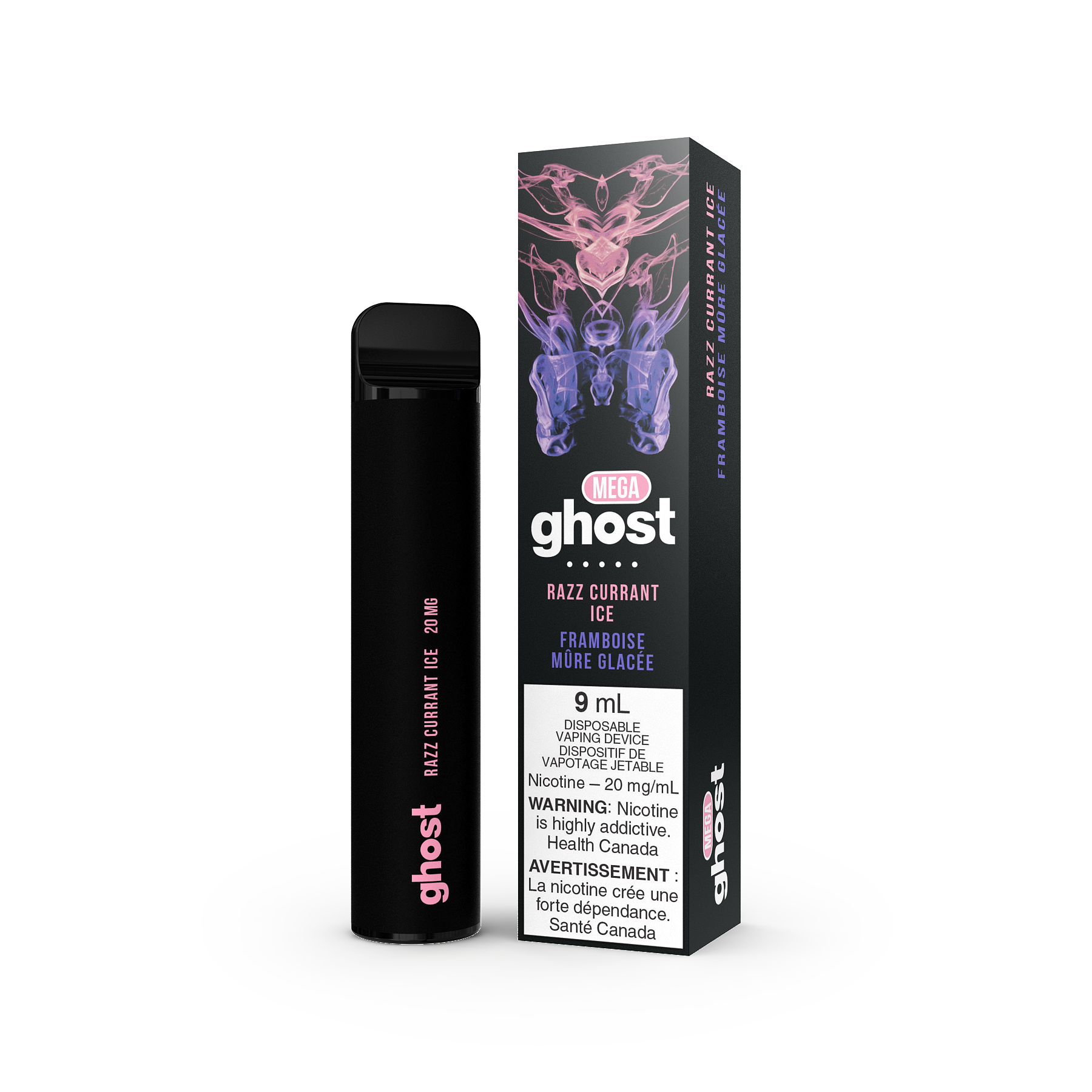 GHOST MEGA DISPOSABLE - RAZZ CURRANT ICE