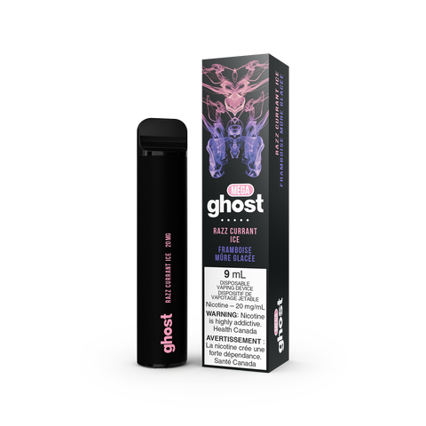 GHOST MEGA DISPOSABLE - RAZZ CURRANT ICE