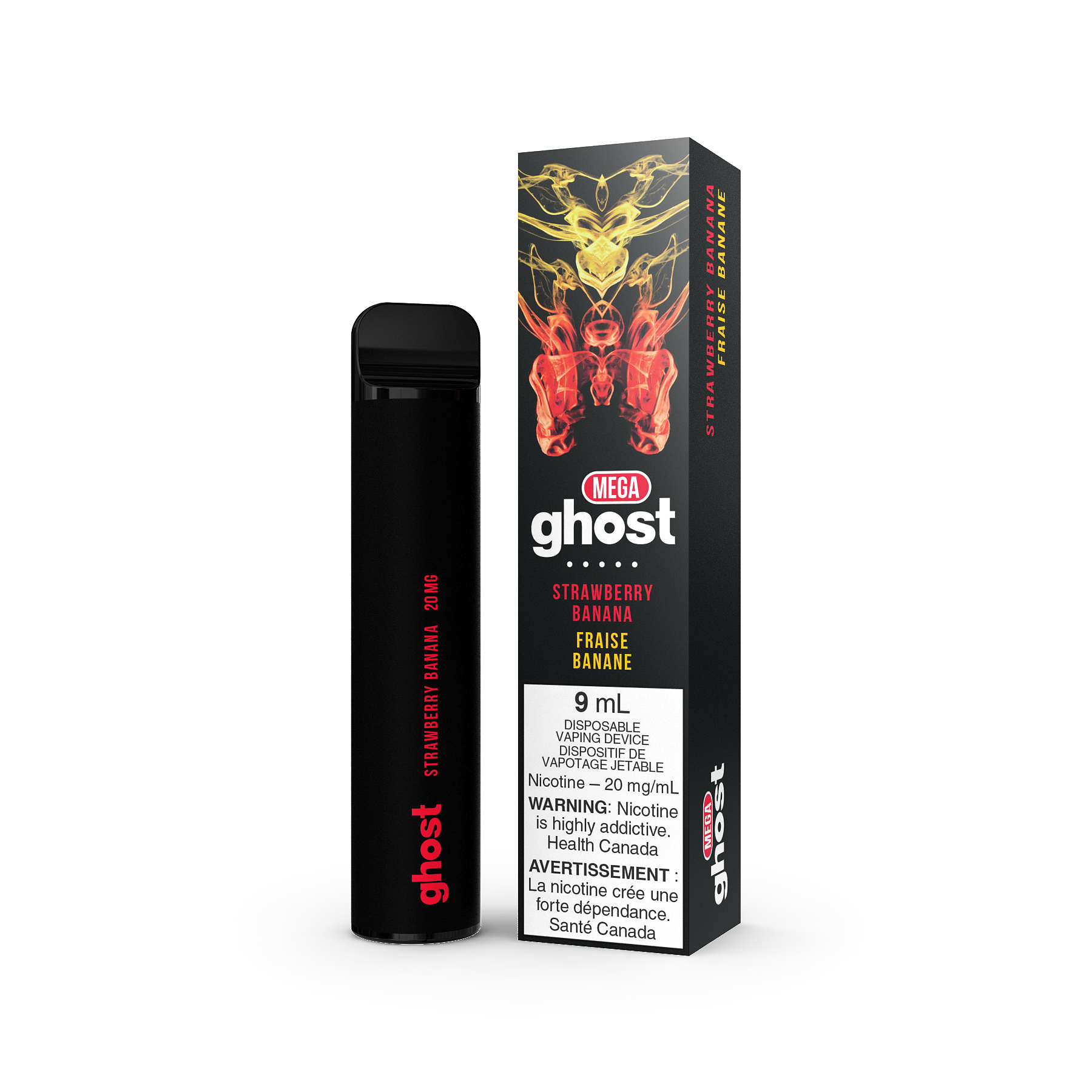 GHOST MEGA DISPOSABLE - STRAWBERRY BANANA